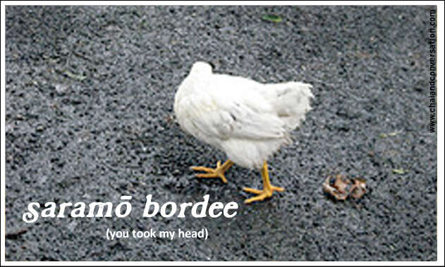 saramo bordee, you took my head